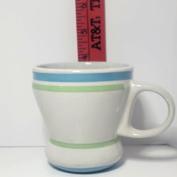 ROYAL NORFOLK GREENBRIER INTERNATIONAL HEAVY COFFEE MUG REPLACEMENT BLUE GREEN - Picture 5 of 5